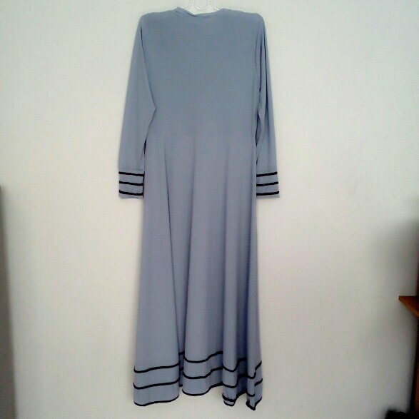 GAMIS WANITA MUSLIMAH DAN KERUDUNG ABU JERSEY JAVA SEVEN JNE 001 - Image 3
