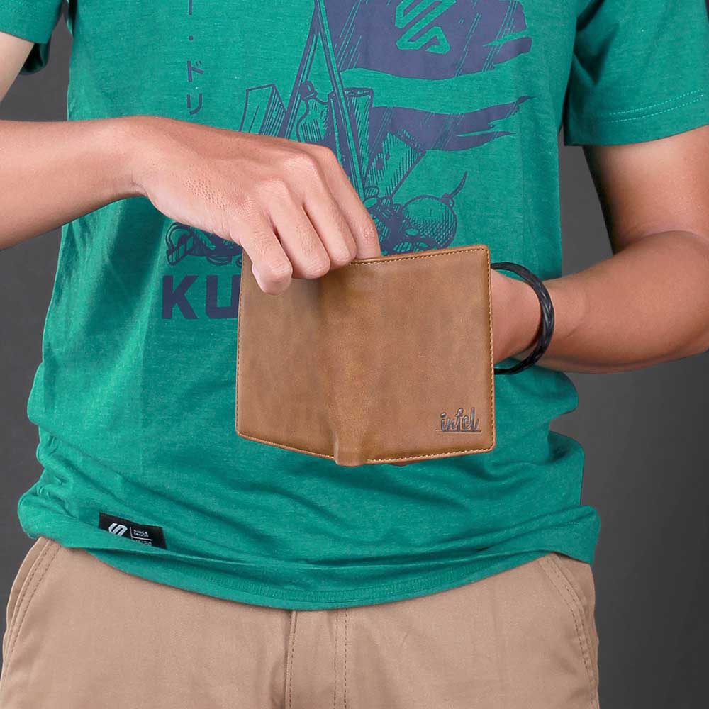 DOMPET LIPAT PREMIUM PRIA ORIGINAL COKLAT SALLY INFICLO SPU 200 - Image 5