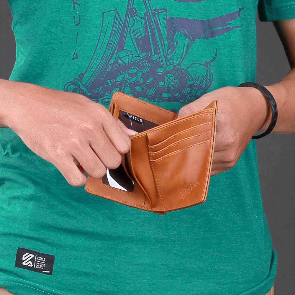 DOMPET LIPAT PREMIUM PRIA ORIGINAL COKLAT SALLY INFICLO SPU 200 - Image 6