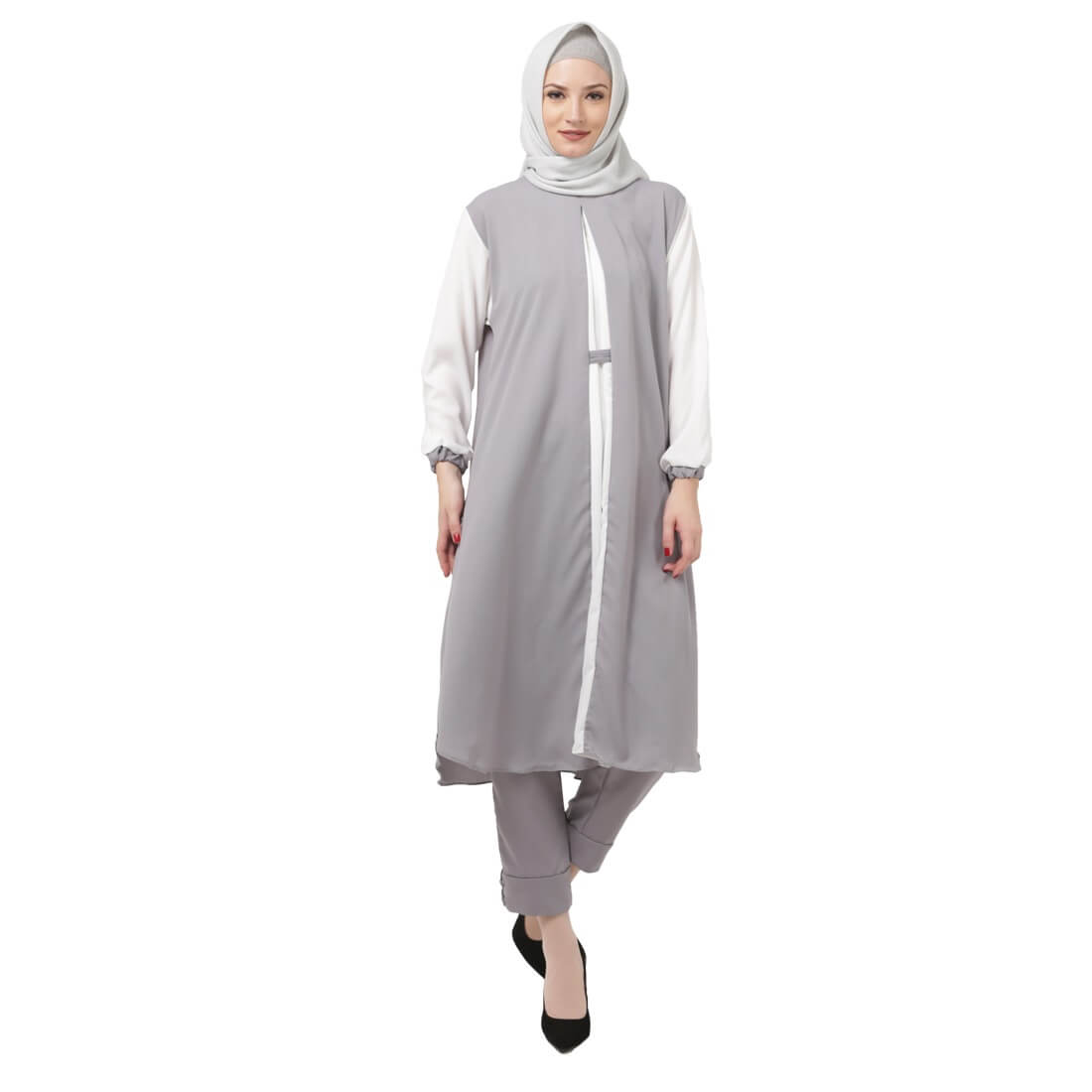TUNIK WANITA MUSLIMAH ABU WOLLYCRAFT JAVA SEVEN LLS 996