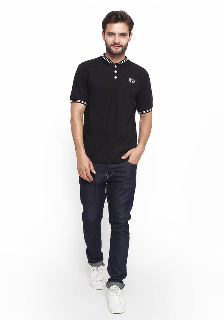 WANGKY KAOS KERAH PRIA HITAM LACOSTE CBR6 FFC 272 - Image 4