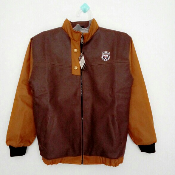 JAKET KULIT OUTDOOR PRIA KASUAL COKLAT FERRARI CBR6 MPC 305 - Image 2