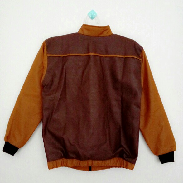 JAKET KULIT OUTDOOR PRIA KASUAL COKLAT FERRARI CBR6 MPC 305 - Image 3