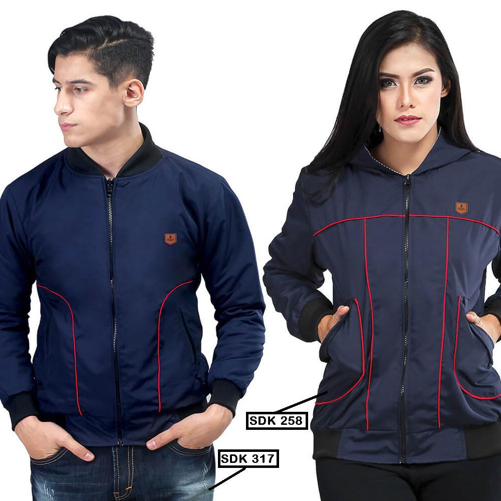 JAKET OUTDOOR KASUAL WANITA PREMIUM NAVY TASLAN INFICLO SDK 258 - Image 4