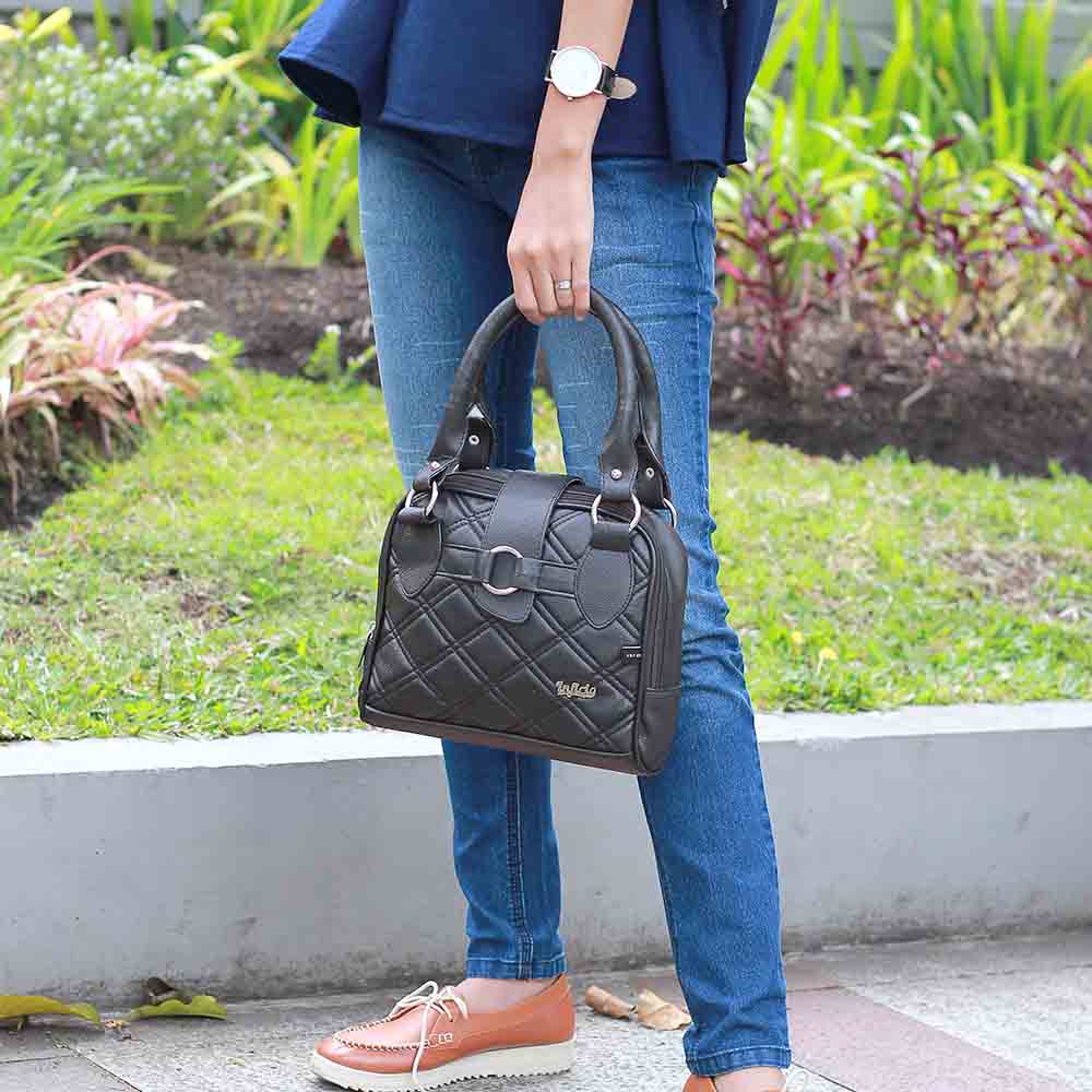 TAS HANDBAG WANITA PREMIUM HITAM DIEGO INFICLO SSD 627 - Image 6