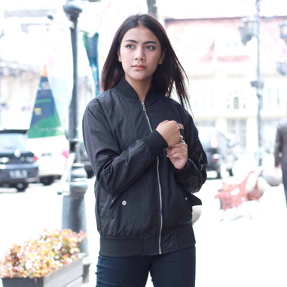 JAKET OUTDOOR KASUAL WANITA PREMIUM HITAM DESPO INFICLO STF 112 - Image 8