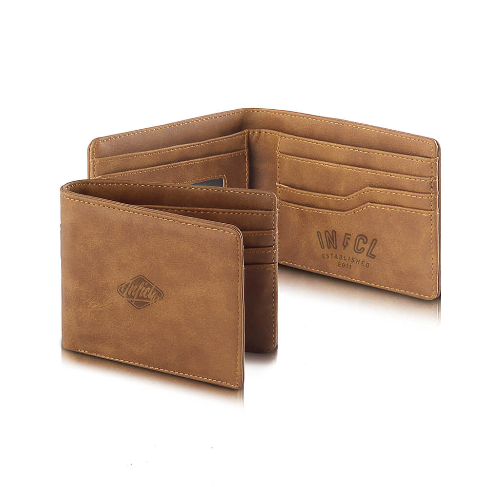 DOMPET LIPAT PREMIUM PRIA ORIGINAL COKLAT PVC INFICLO SHO 411