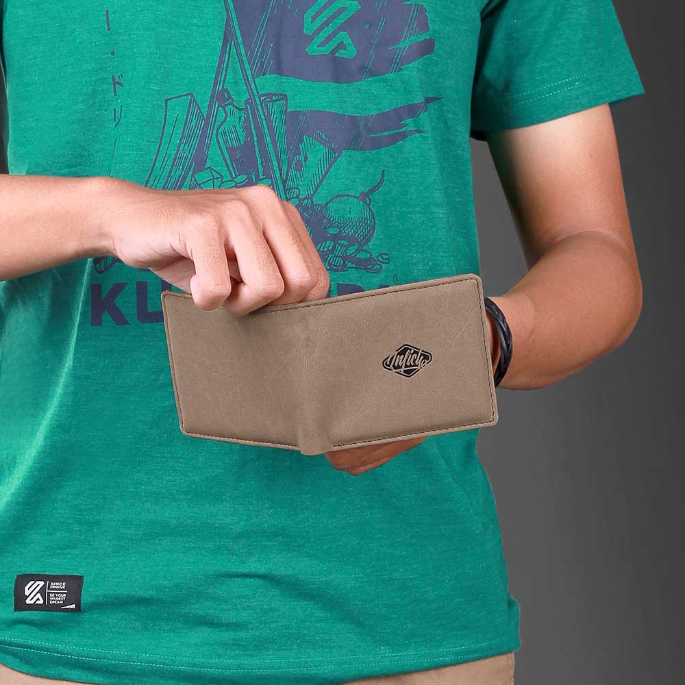 DOMPET LIPAT PREMIUM PRIA ORIGINAL COKLAT PVC INFICLO SHO 411 - Image 7